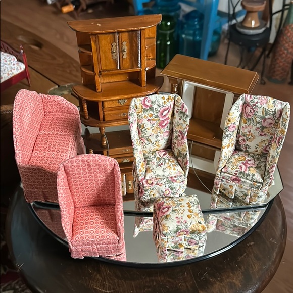 Vintage Dollhouse Furniture Set